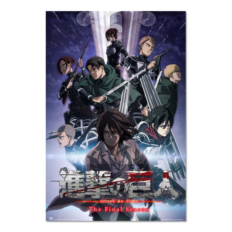 Poster Temporada Final Attack on Titan Frikytopia