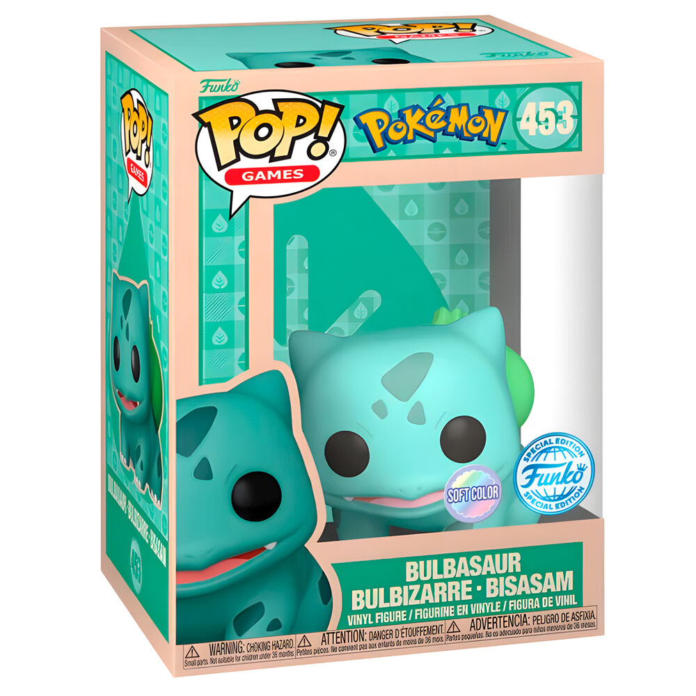 Figura POP Pokemon Bulbasaur Bulbizarre Bisamam Exclusive Frikytopia