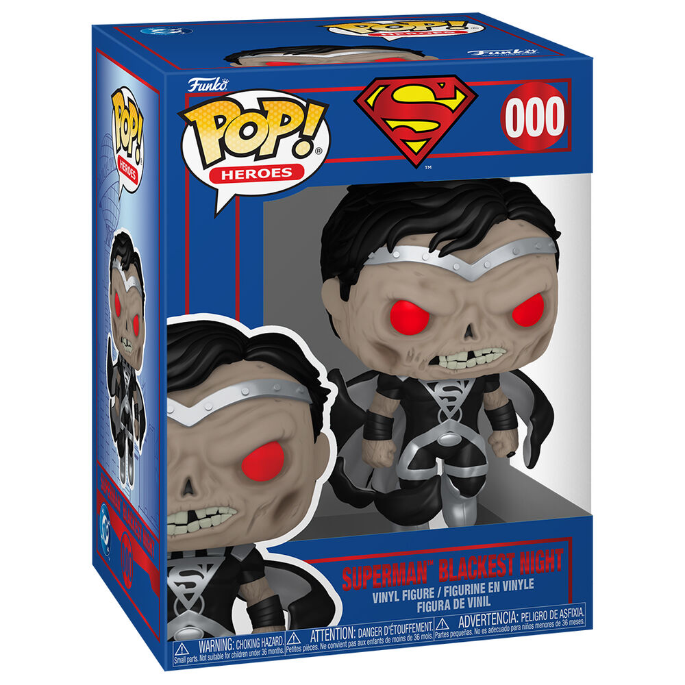 Funko Pop! Superman - Superman Blackest Night — DC COMICS