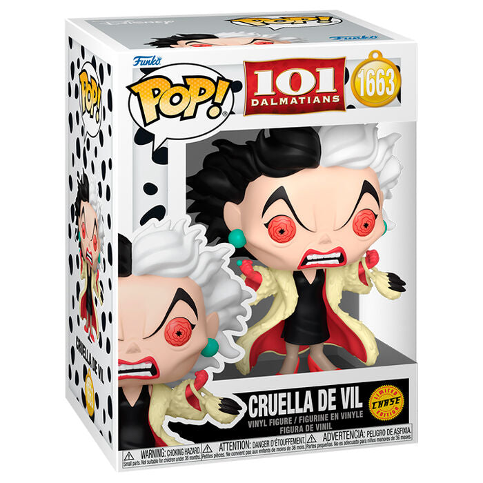 Funko Pop! 101 Dalmatas Cruella de Vil Chase — DISNEY