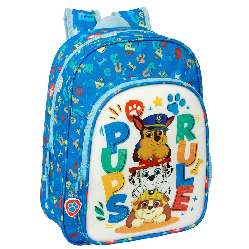 Mochila Pups Rule Patrulla Canina Paw Patrol 34 cm Frikytopia