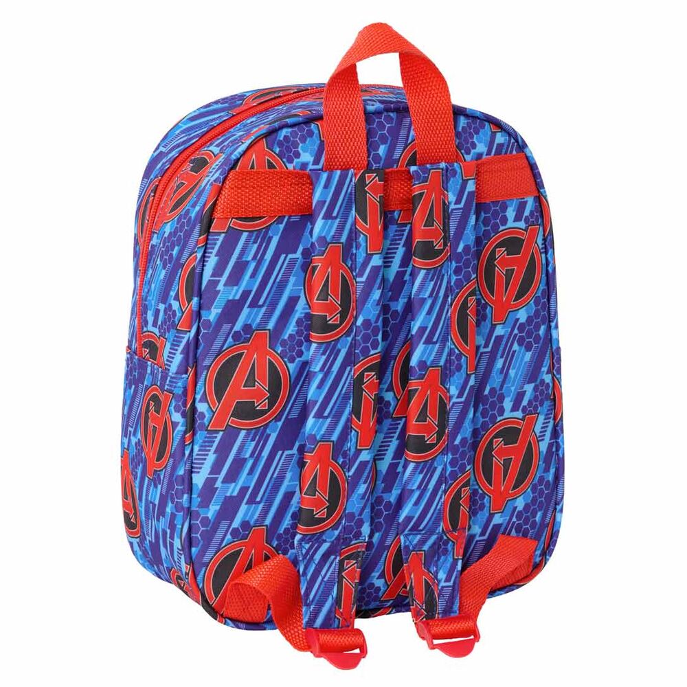 Mochila 3D los Vengadores Avengers Marvel 27 cm Frikytopia