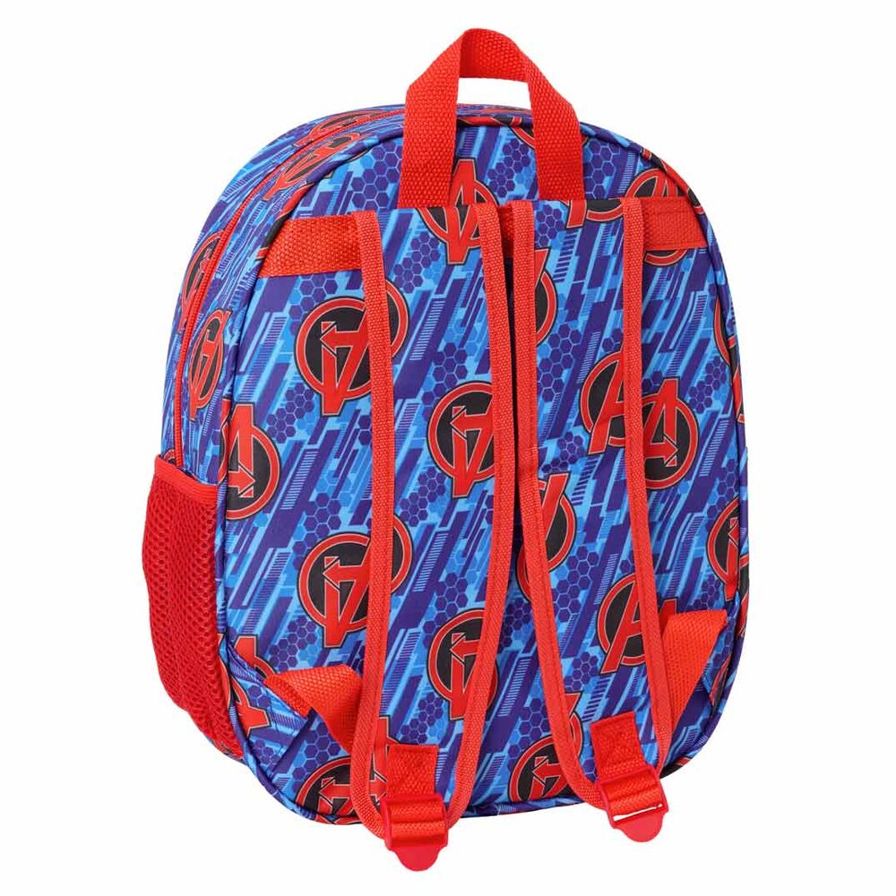 Mochila 3D los Vengadores Avengers Marvel 33 cm
