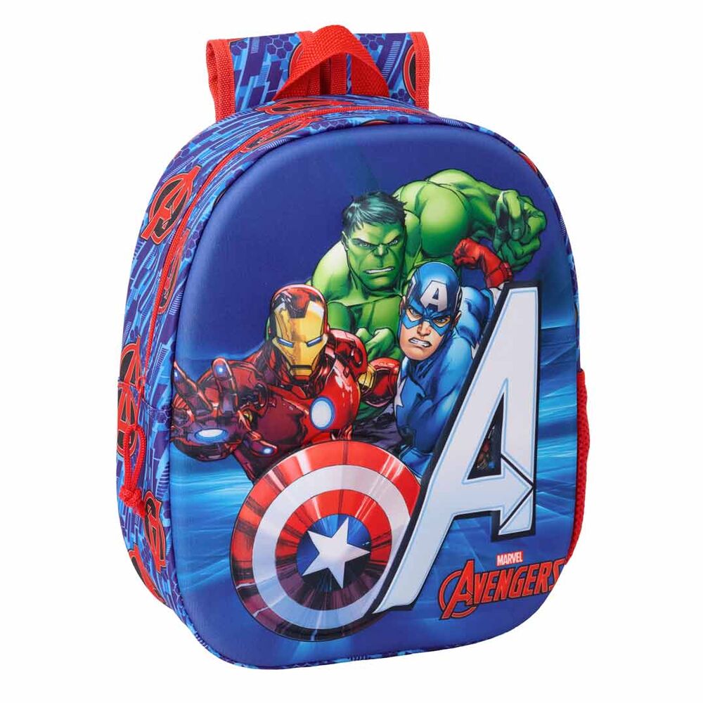 Mochila 3D los Vengadores Avengers Marvel 33 cm