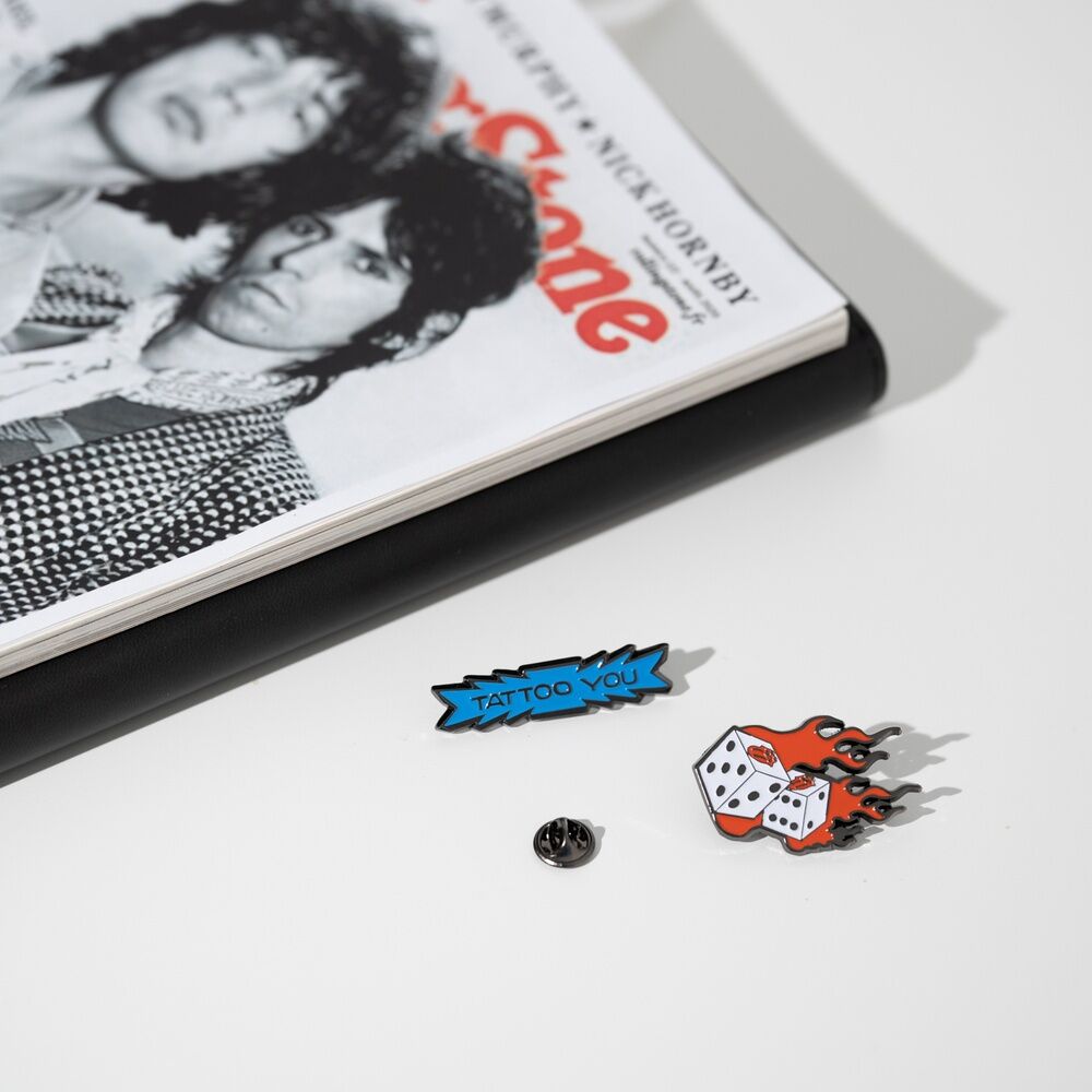 Blister Set 4 Pins Rolling Stones