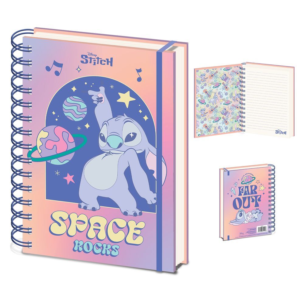 Cuaderno A5 Stitch Disney Frikytopia