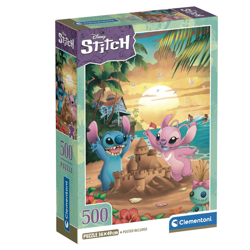 Puzzle Stitch Disney 500pzs Frikytopia