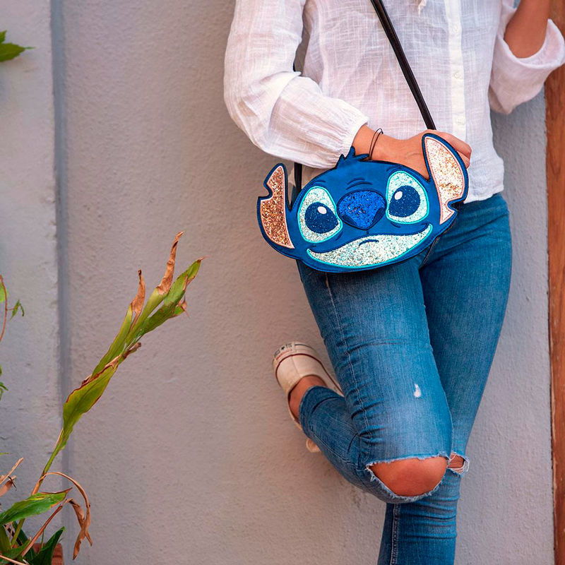 Bolso bandolera 3D Stitch Disney Frikytopia