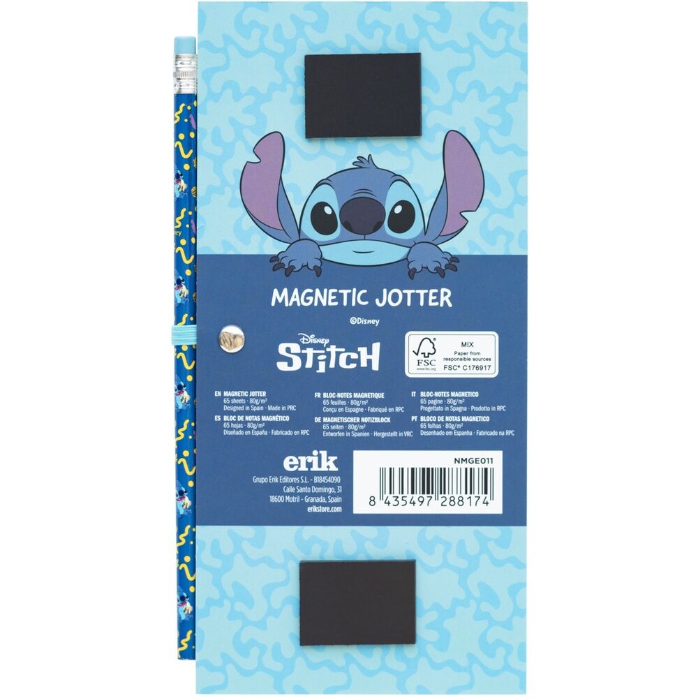 Bloc Notas Magnetico Stitch Disney