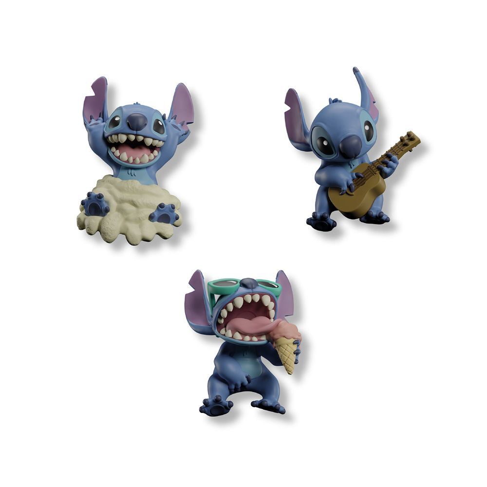 Set 3 Imanes 3D Stitch Disney Frikytopia