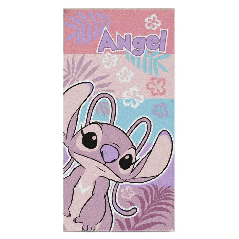 Toalla Angel Stitch Disney microfibra Frikytopia