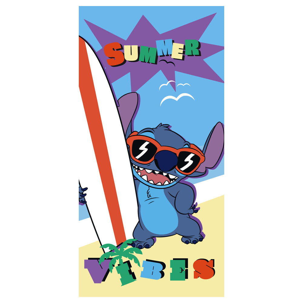 Toalla Stitch Disney microfibra Frikytopia
