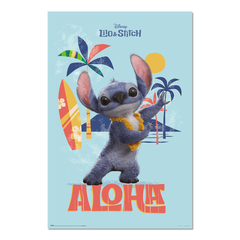 Poster Aloha Live Action Stitch Disney Frikytopia