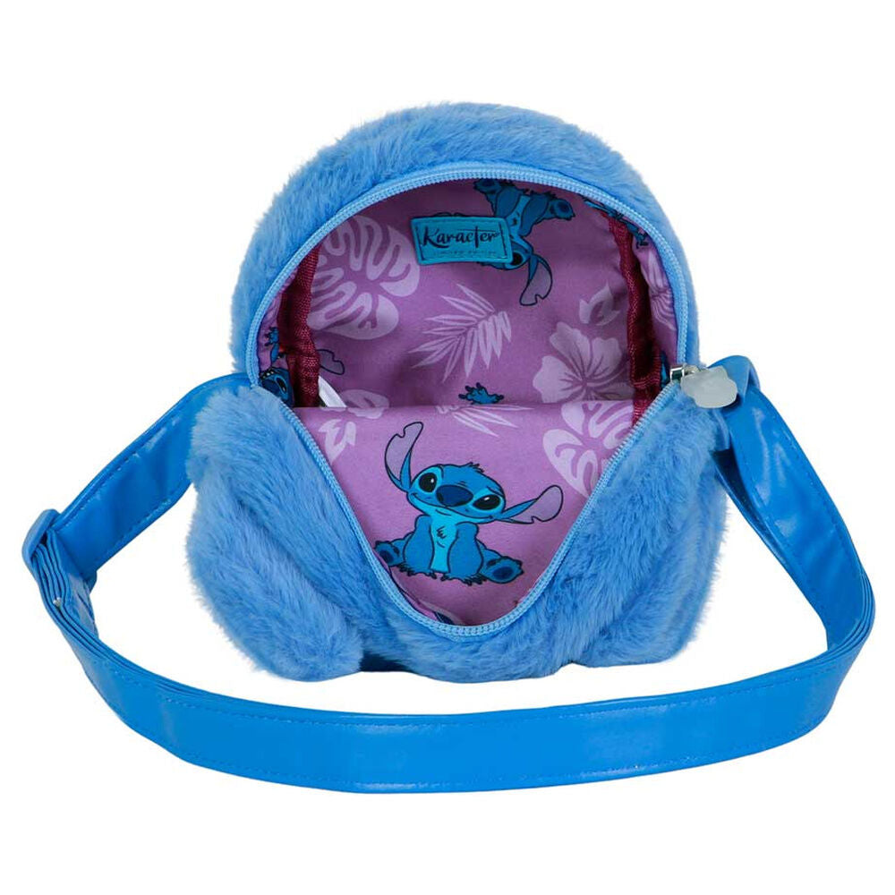 Bolso Peluche Corazon Stitch Disney