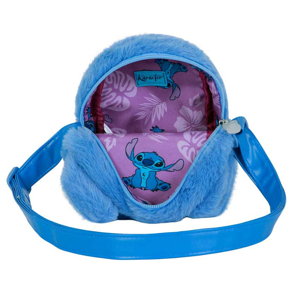 Bolso Peluche Corazon Stitch Disney