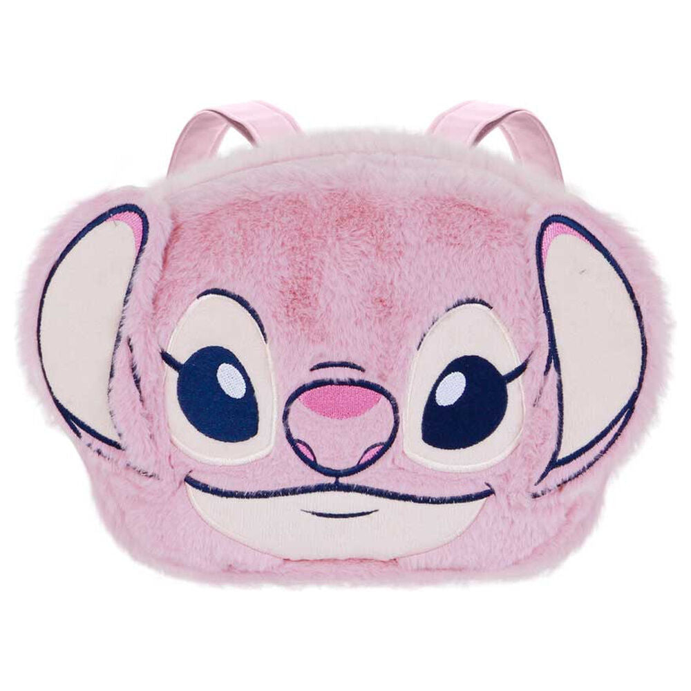 Bolso Mochila Peluche Corazon Angel Stitch Disney