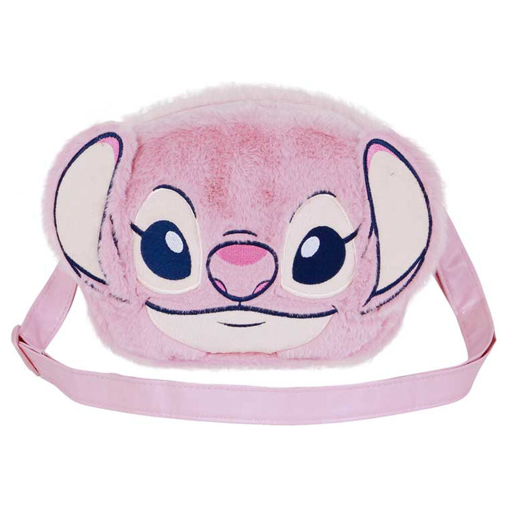 Bolso Peluche Corazon Angel Stitch Disney