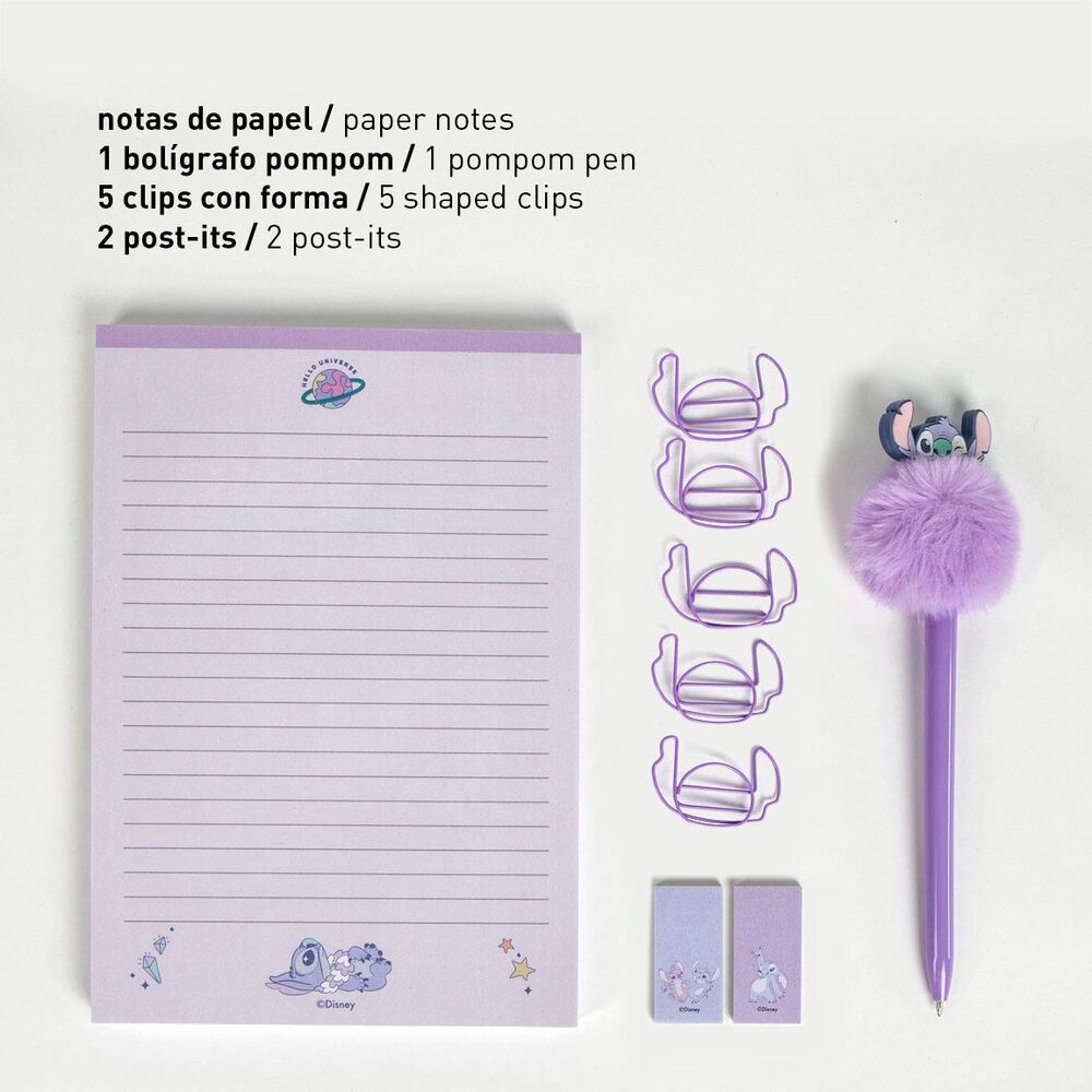 Set Papeleria Stitch Disney