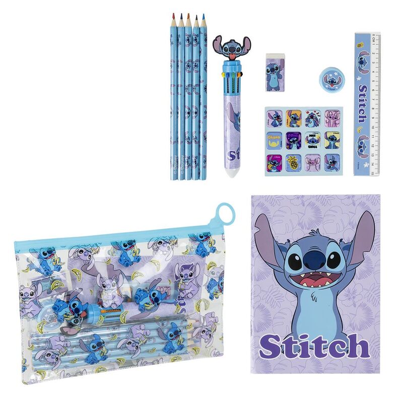 Set papeleria Stitch Disney Frikytopia