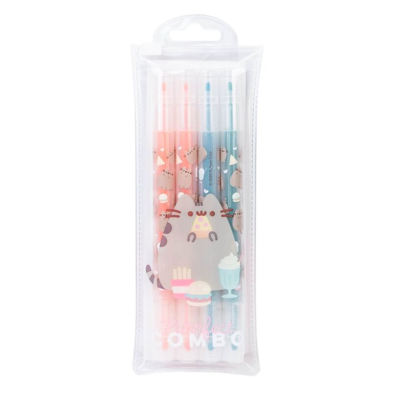 Set 4 Subrayadores Foodie Pusheen Frikytopia