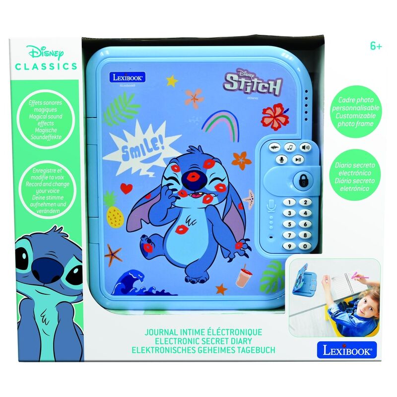 Diario Secreto Electronico Stitch Disney