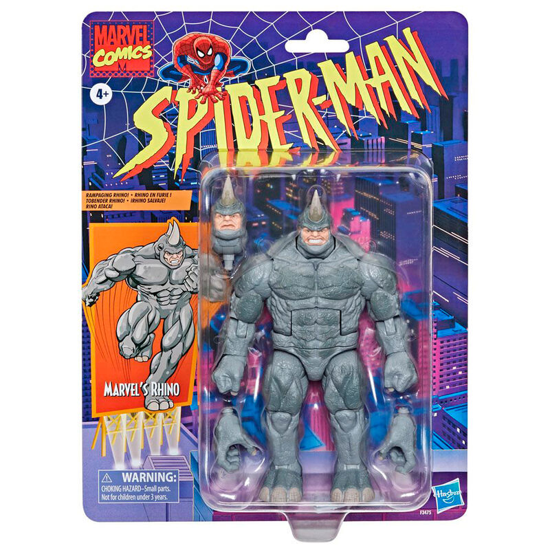 Figura Rhino Spiderman Marvel Legends 15 cm