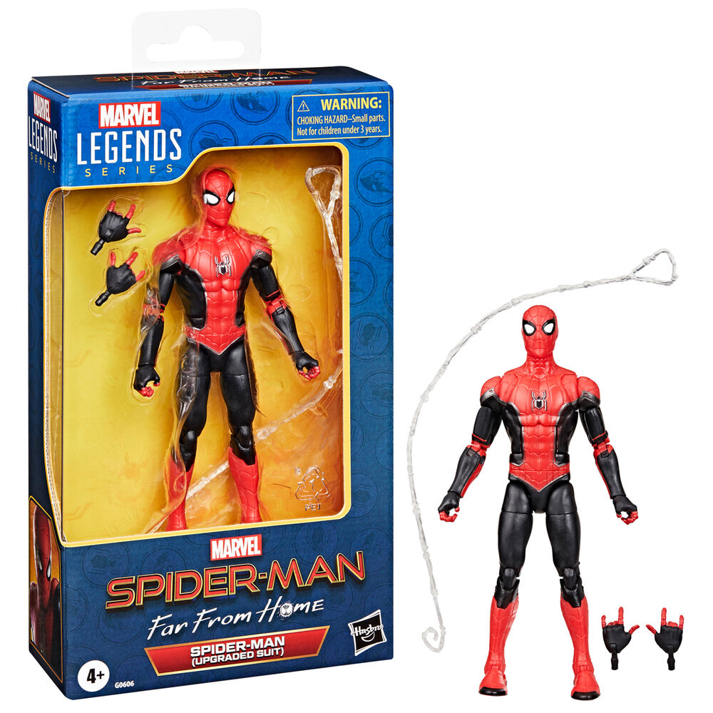 Figura Spider-Man Upgraded Suit Spider-Man: Lejos de Casa Marvel Legends Series 15 cm