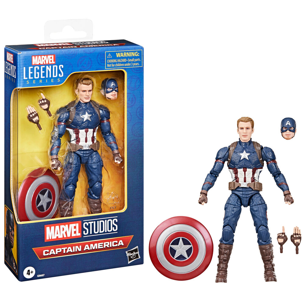 Figura Capitan America Vengadores Avengers: Endgame Marvel Legends Series 15 cm