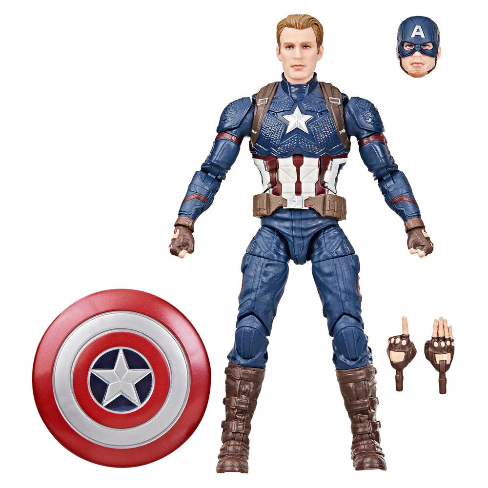 Figura Capitan America Vengadores Avengers: Endgame Marvel Legends Series 15 cm