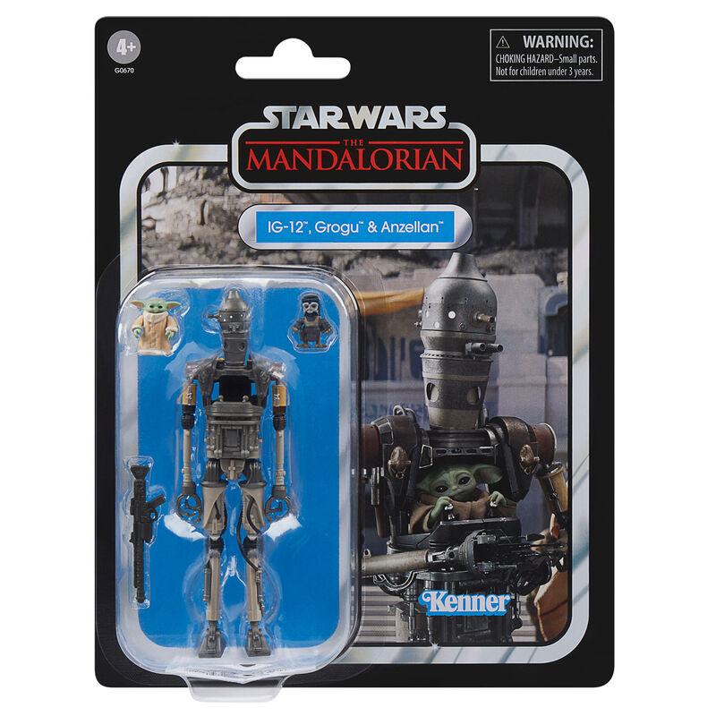 Figura IG-12 Grogu & Anzellan The Mandalorian Star Wars 9,5 cm Frikytopia
