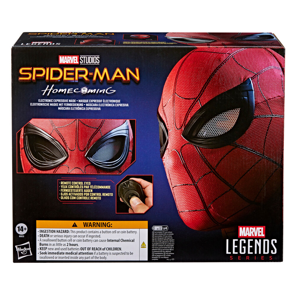 Mascara Electronica Spider-Man: Homecoming Marvel Legends Series