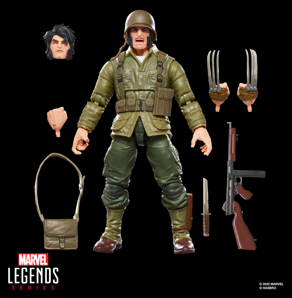 Figura Wolverine WWII Logan Marvel Legends Series 15 cm
