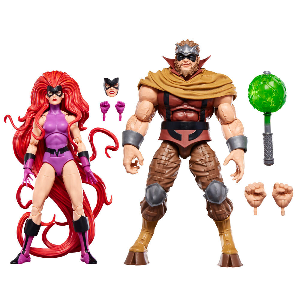 Blister 2 Figuras Medusa & Gorgon Inhumanos Marvel Legends Series 15 cm