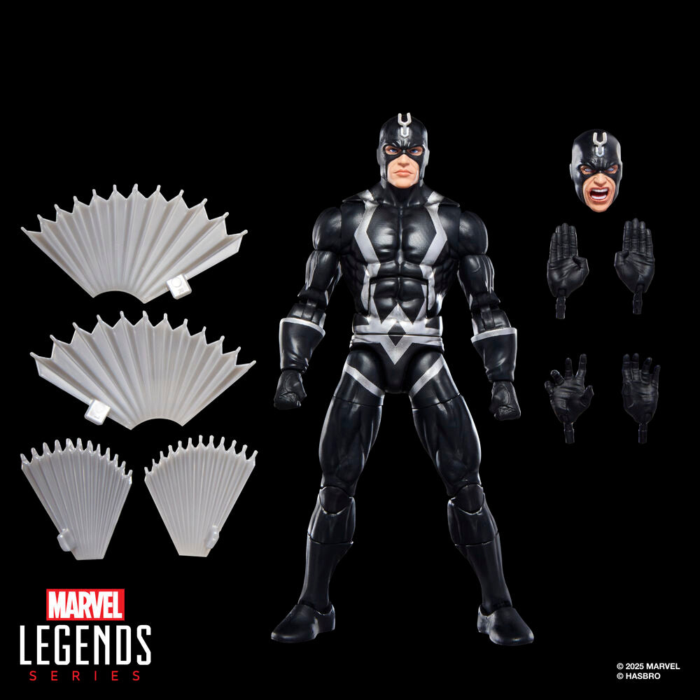 Blister 2 Figuras Black Bolt & Triton Inhumanos Marvel Legends Series 15 cm