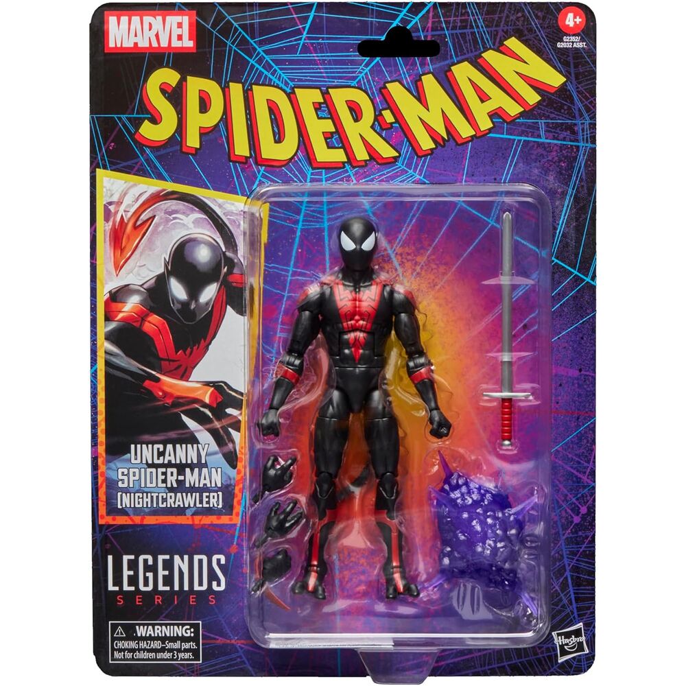 Figura Uncanny Spider-Man Nightcrawler Spider-Man Marvel Legends Series 15 cm