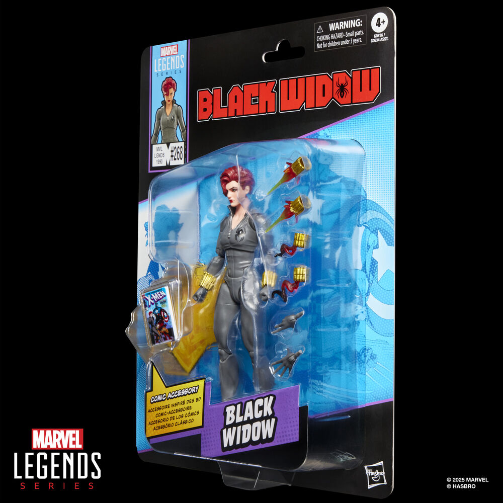 Figura Viuda Negra Black Widow Marvel Legends Series 15 cm