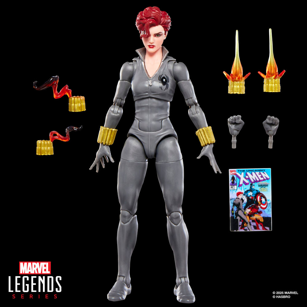 Figura Viuda Negra Black Widow Marvel Legends Series 15 cm