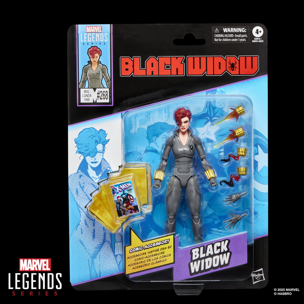Figura Viuda Negra Black Widow Marvel Legends Series 15 cm