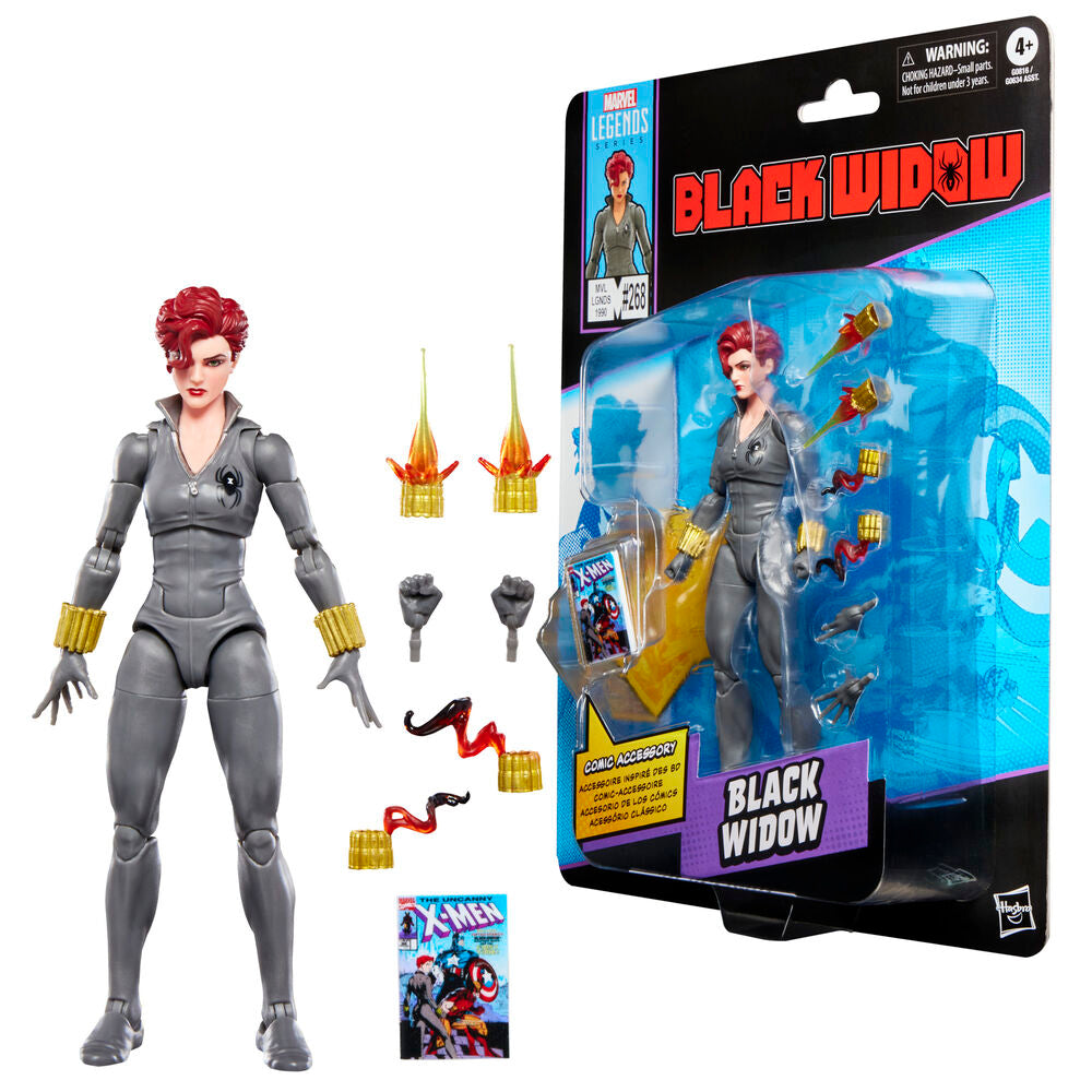 Figura Viuda Negra Black Widow Marvel Legends Series 15 cm