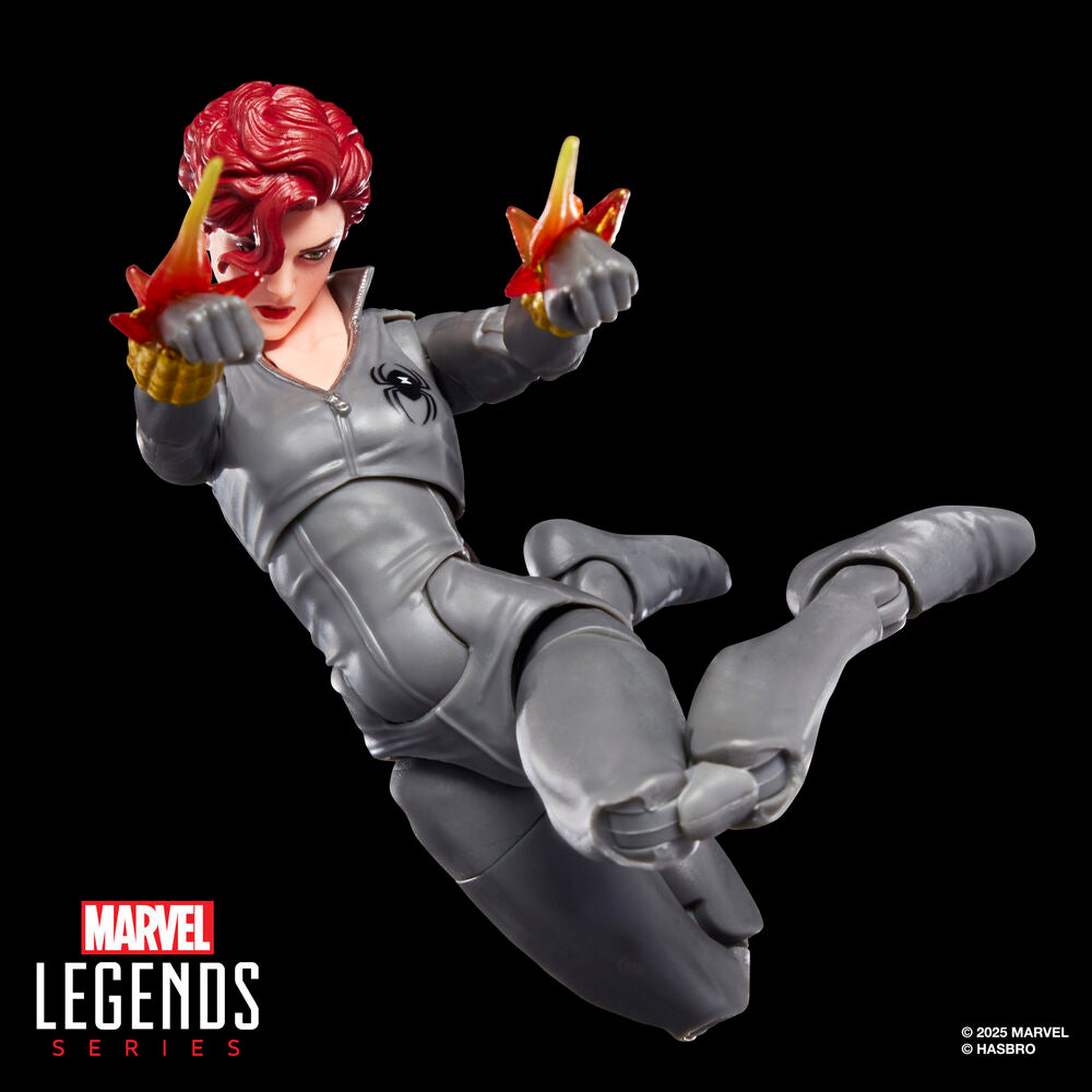 Figura Viuda Negra Black Widow Marvel Legends Series 15 cm