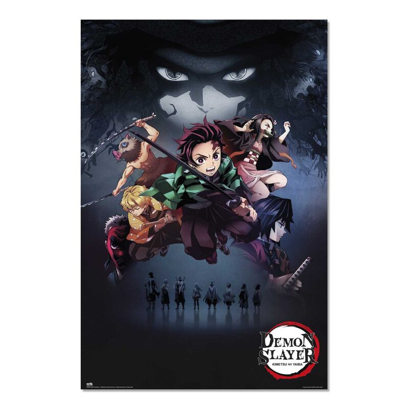 Poster Demon Slayer Kimetsu no Yaiba Frikytopia