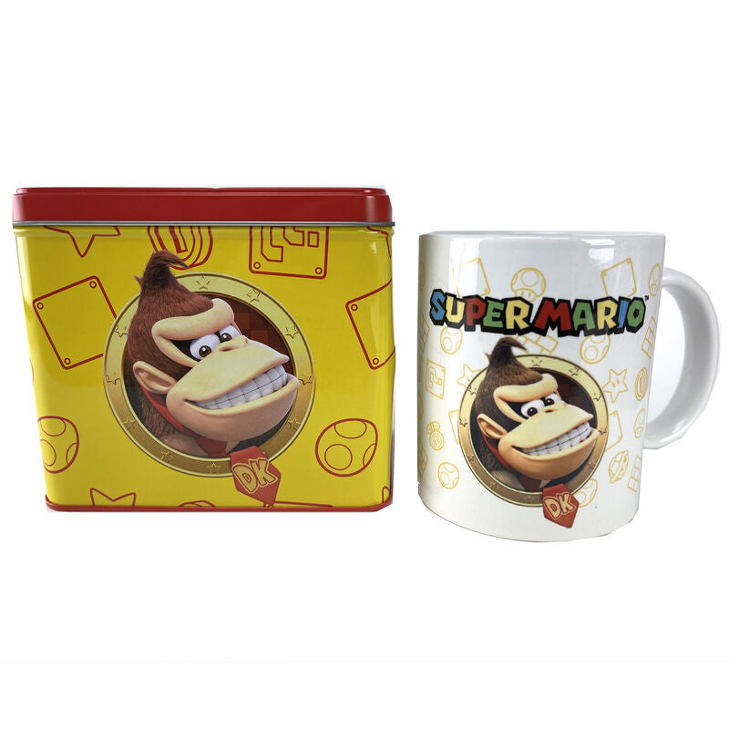 Hucha + taza Donkey Kong Super Mario Bros Nintendo Frikytopia