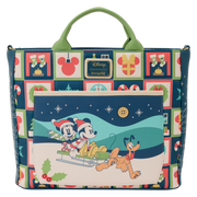 Bolso Mochila Mickey & Minnie Holiday Disney Loungefly