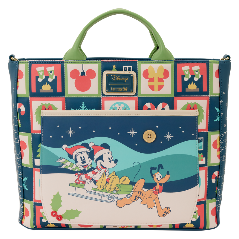 Bolso mochila Mickey & Minnie Holiday Disney Loungefly Frikytopia