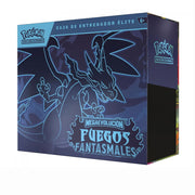 Estuche Entrenador Elite Cartas Fuegos Fantasmales Pokemon Latino
