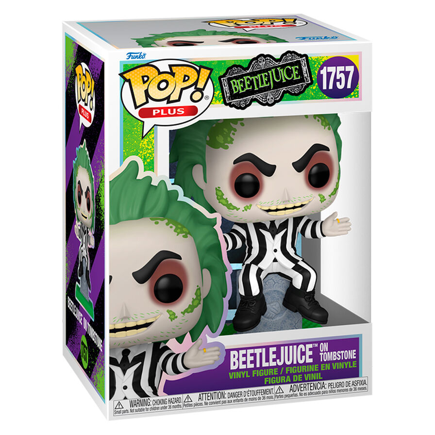 Figura POP Bitelchus Beetlejuice On Tombstone Frikytopia