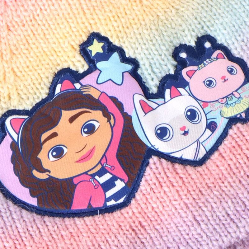 Conjunto Gorro Guantes Bufanda la Casa de Muñecas de Gabby