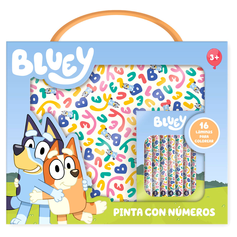 Maletin Pinta con Numeros Bluey Frikytopia