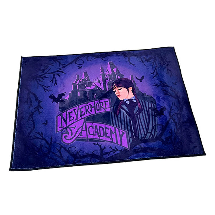 Alfombra Interior Nevermore Academy Miercoles 80x60 cm Frikytopia