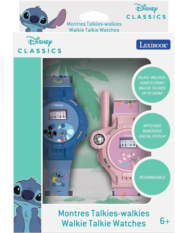 Reloj walkie talkie Stitch Disney Frikytopia